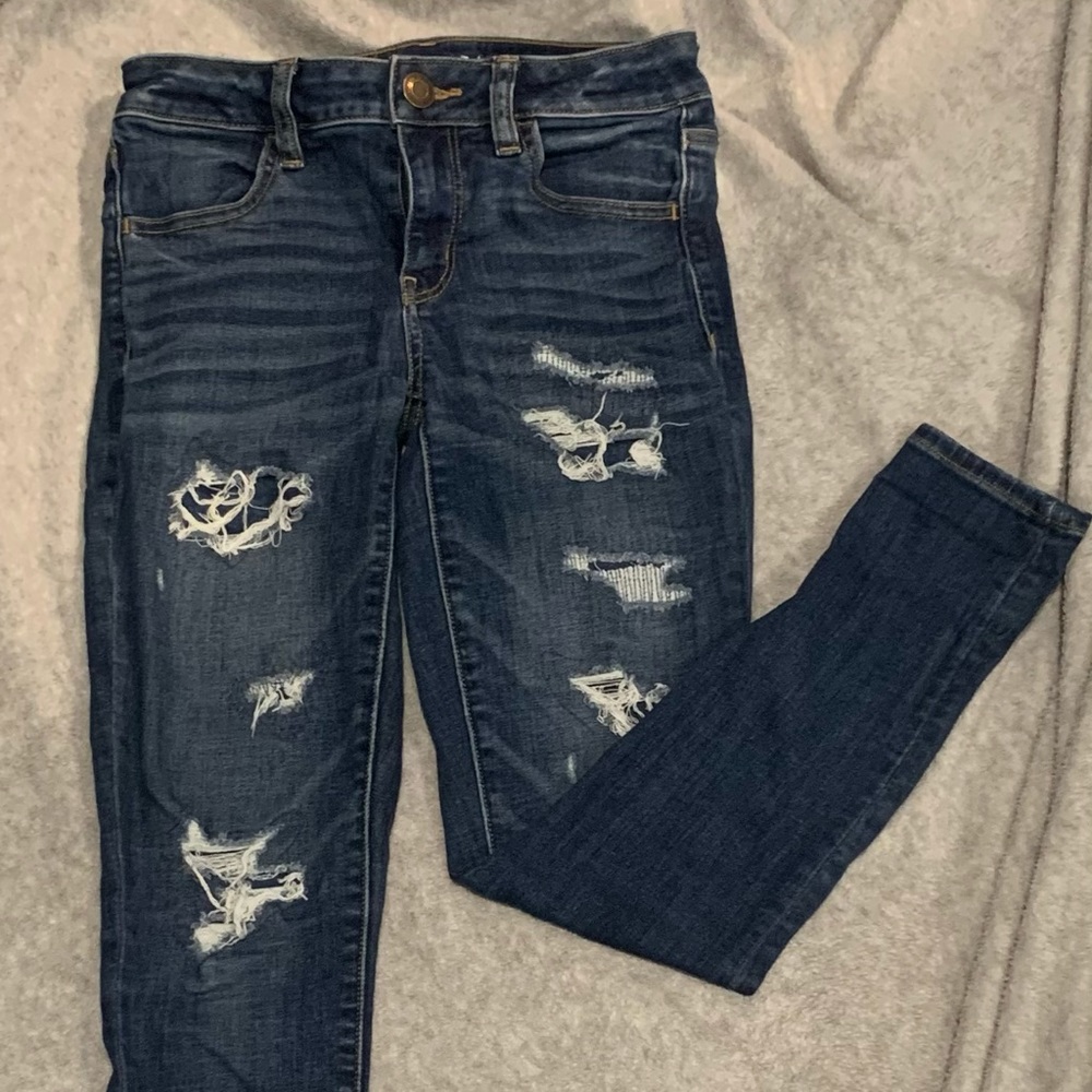 American Eagle “ripped” jeans